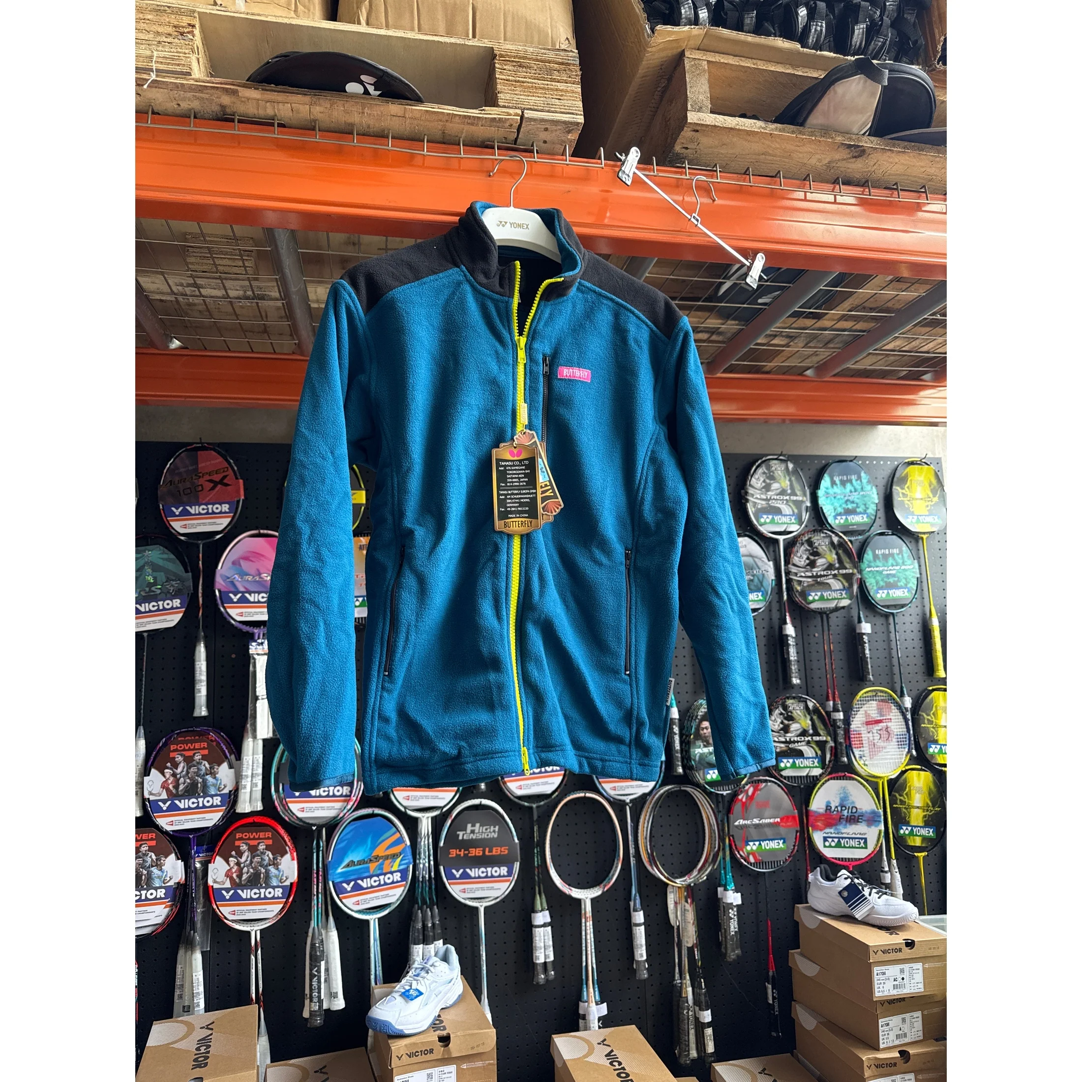 BUTTERFLY Fleece Zip-Training Jacket (On Sale) - Image 4