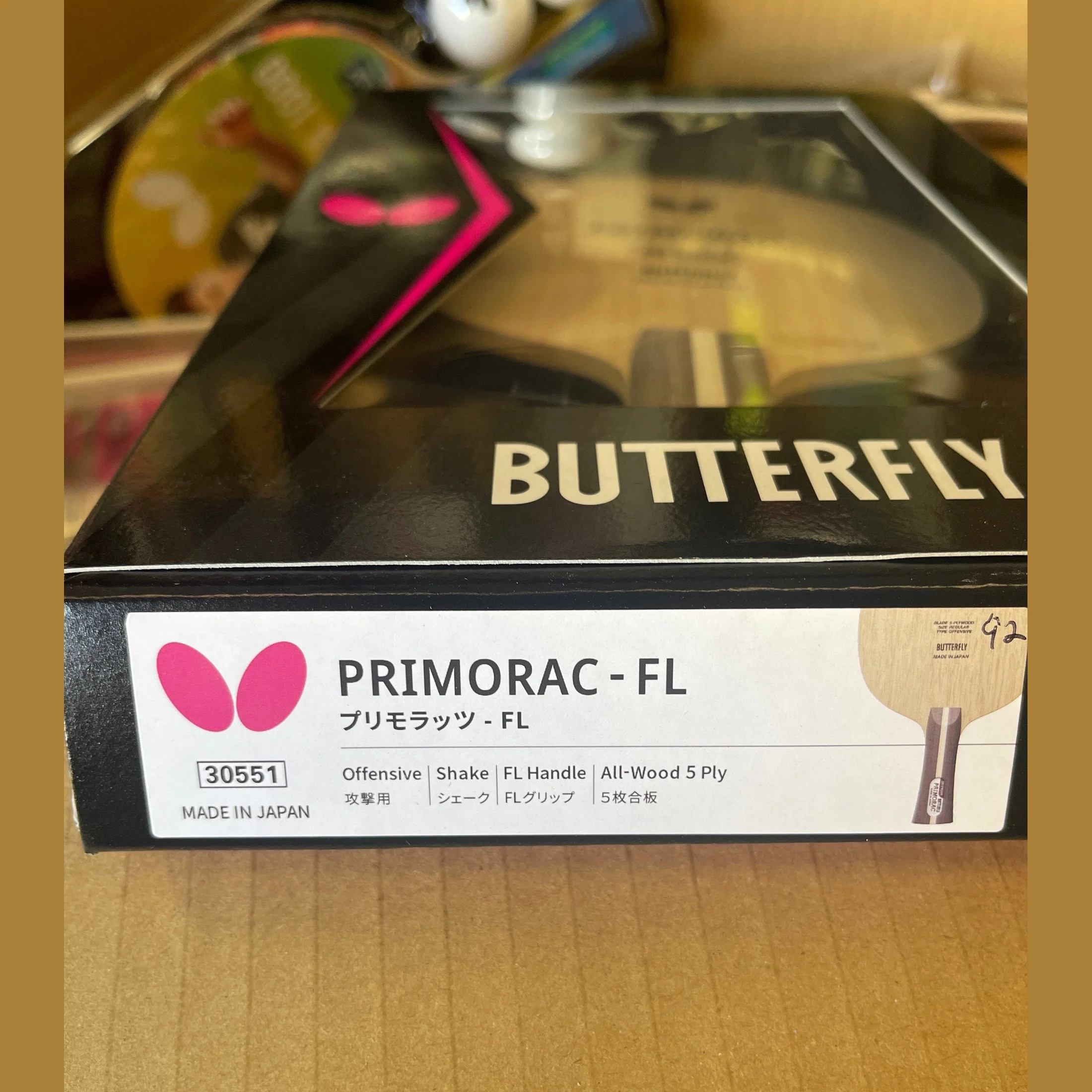 BUTTERFLY Primorac Table Tennis Blade - Image 3
