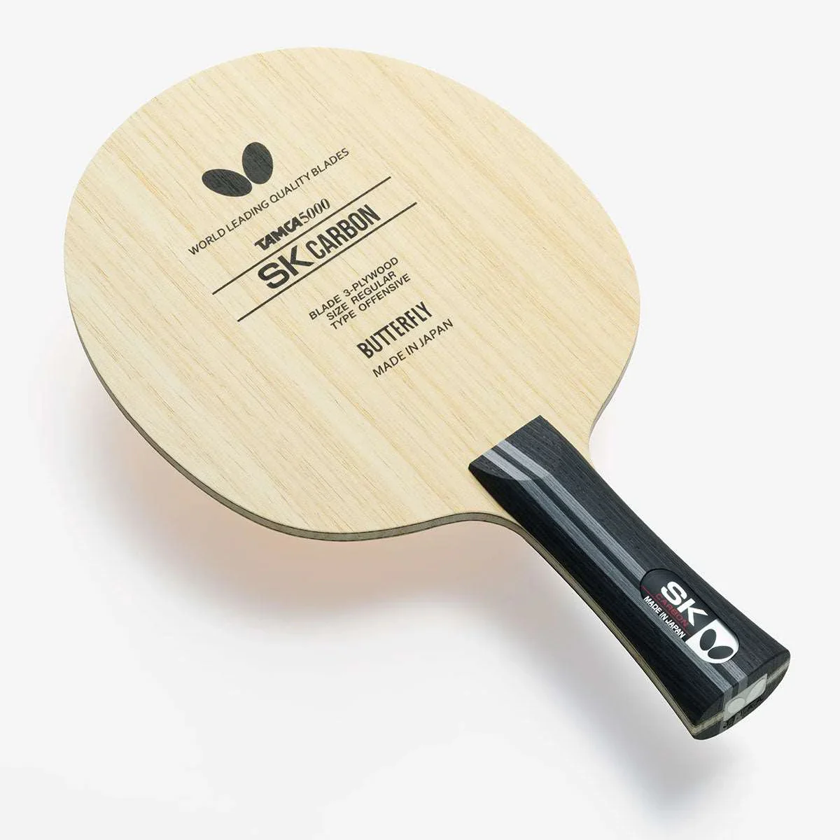 Butterfly SK Carbon Table Tennis Blade - TAMCA 5000 Carbon Fiber Blade