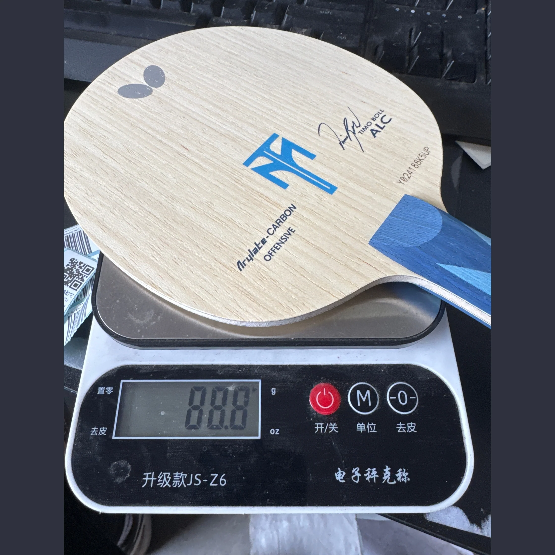 BUTTERFLY Timo Boll ALC Table Tennis Blade - Image 10