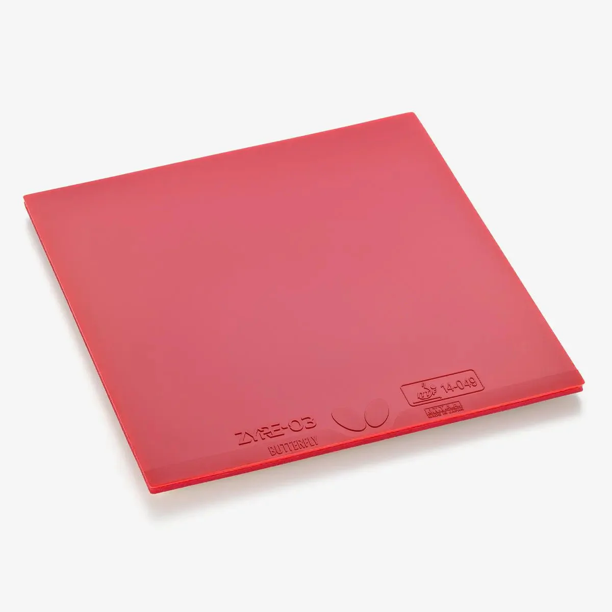 BUTTERFLY Table Tennis Rubber zyre 03 - Red - Image 3