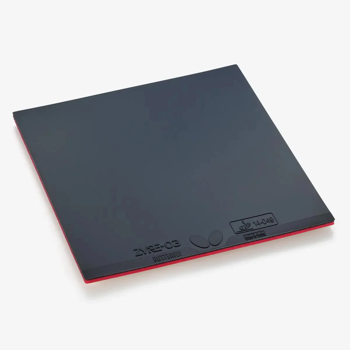 BUTTERFLY Table Tennis Rubber zyre 03 - Red - Image 4
