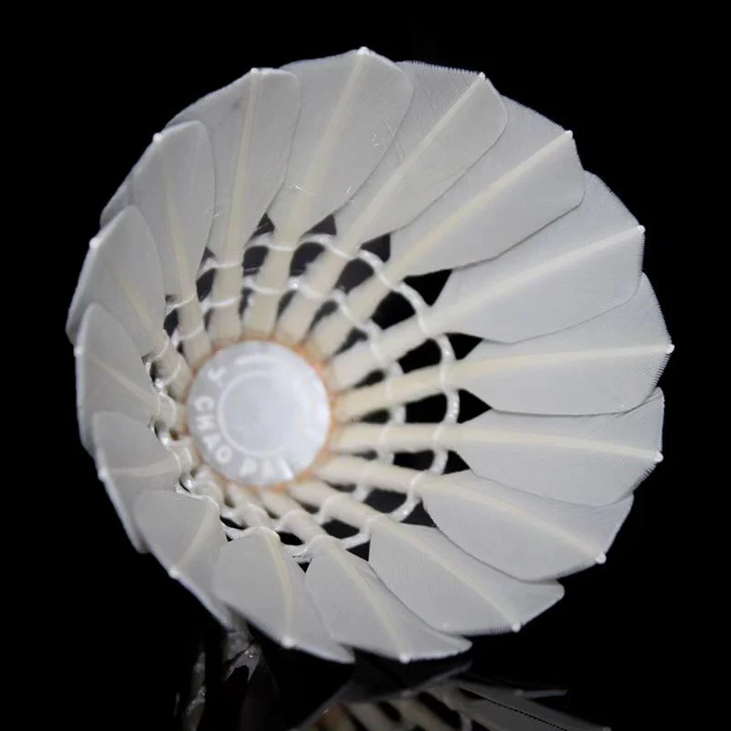 chaopai 12 PCS Silver Chao Pai Duck Feather Badminton Shuttlecock - Image 2