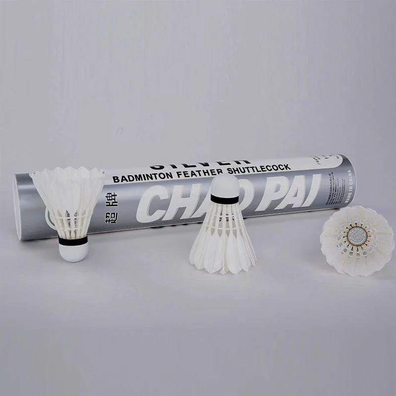 chaopai 12 PCS Silver Chao Pai Duck Feather Badminton Shuttlecock - Image 4