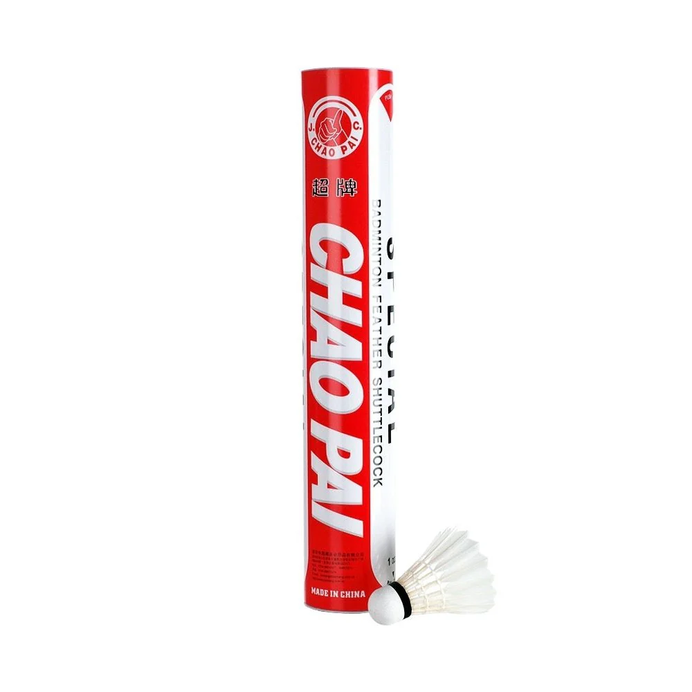 CHAOPAI 12 PCS Red Chao Pai BWF Approve Goose Feather Badminton Shuttlecock - Image 4