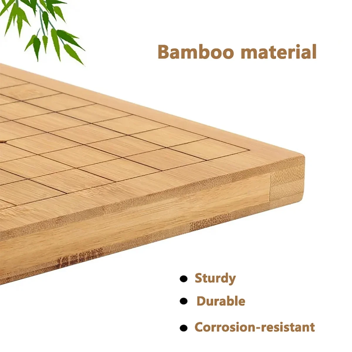 Chinese Weiqi Go Game Set WOOD Board - Image 6