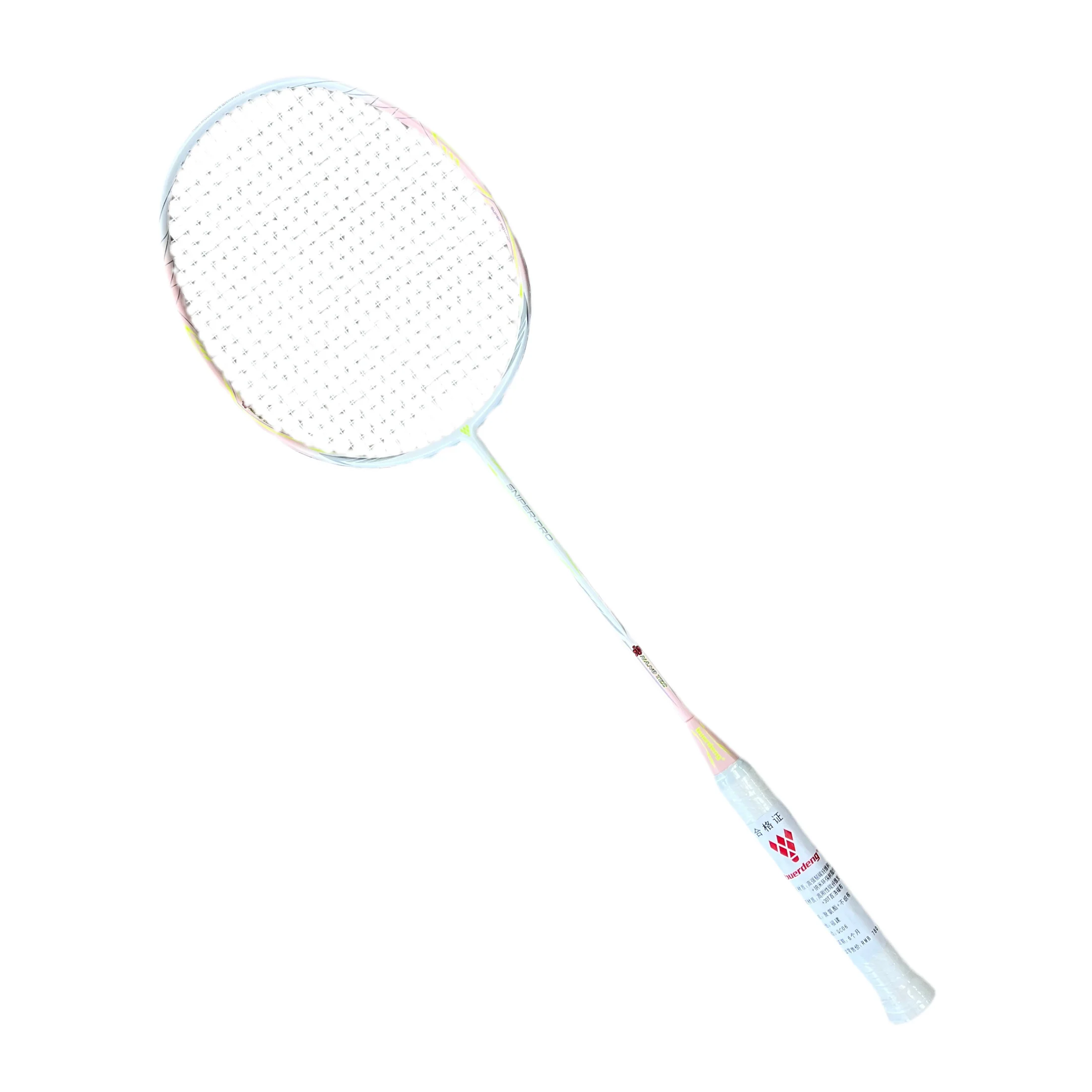 CLEARANCE SALE BUERDENG BADMINTON RACKET CARBON Professional Stringing Completed