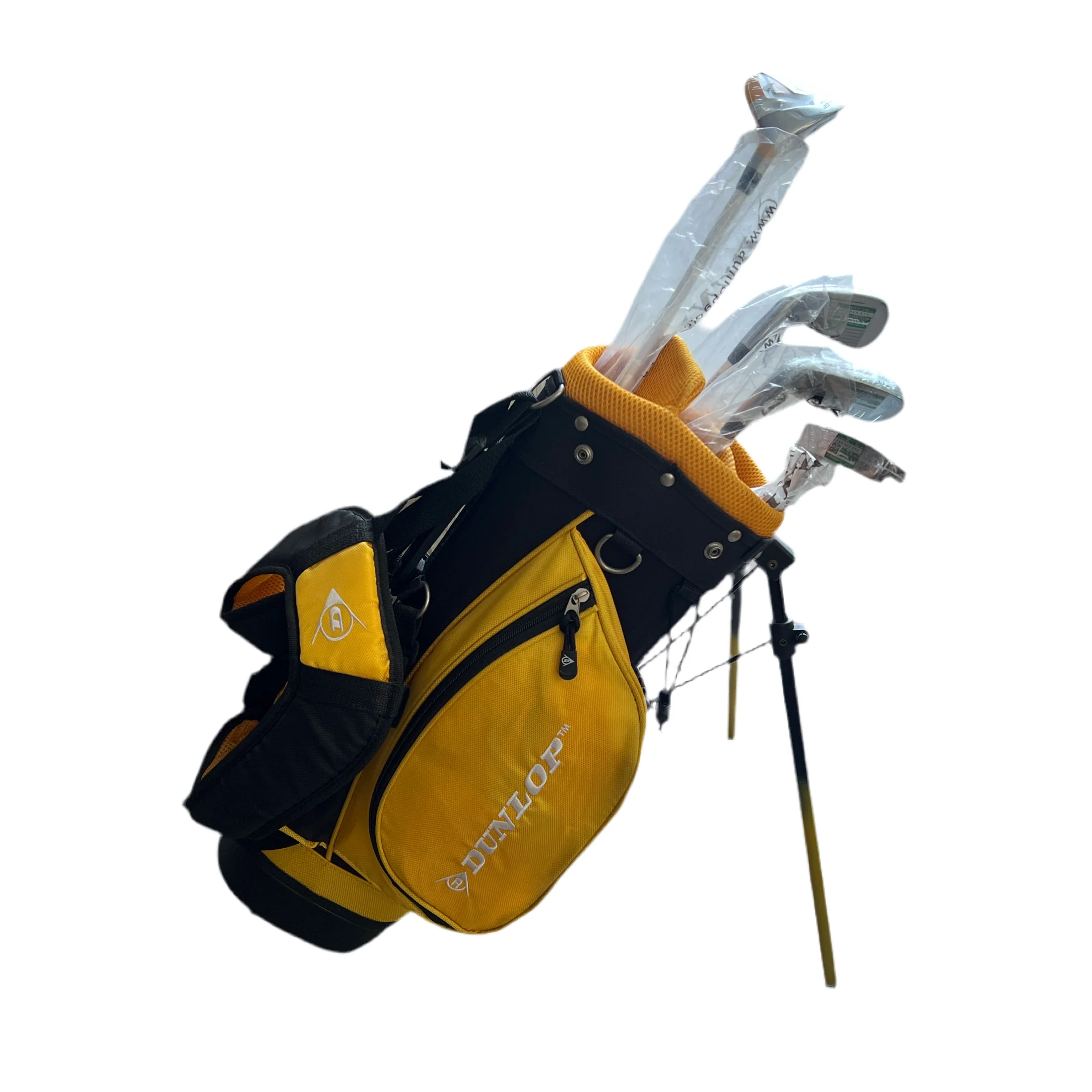 CLEARANCE SALE DUNLOP Junior'S GOLF SET D GC TOUR GR 3-5 YRS YLW RH 515105D（1 wood, 2 iron and one push）
