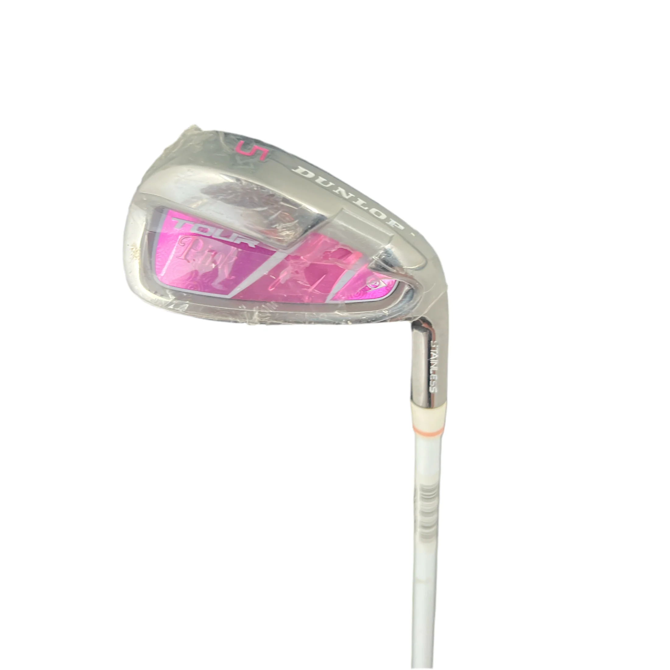 CLEARANCE SALE (The Club Cover Is Aging And Peeling)DUNLOP WOMEN'S GOLF SET TOUR PINK 514340D(3 wood, 7 iron and one push) - Image 10
