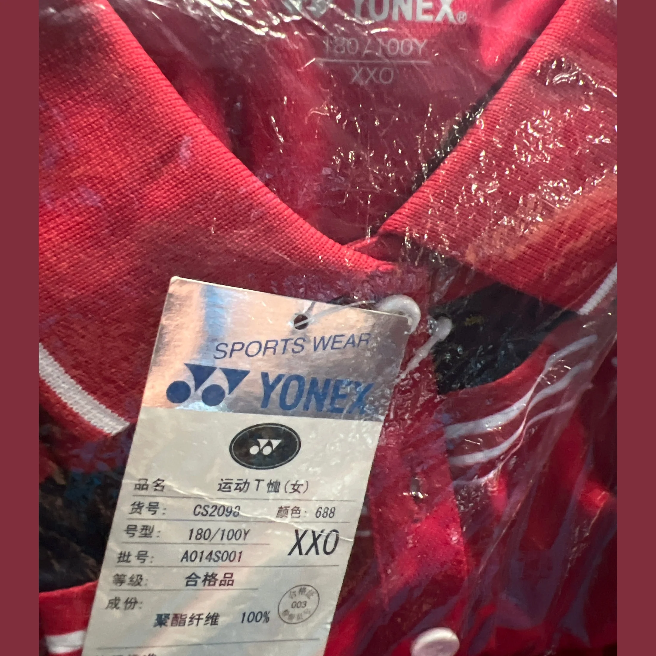 YONEX Badminton Sport Short Sleeve T-Shirt CS1098 - Image 3