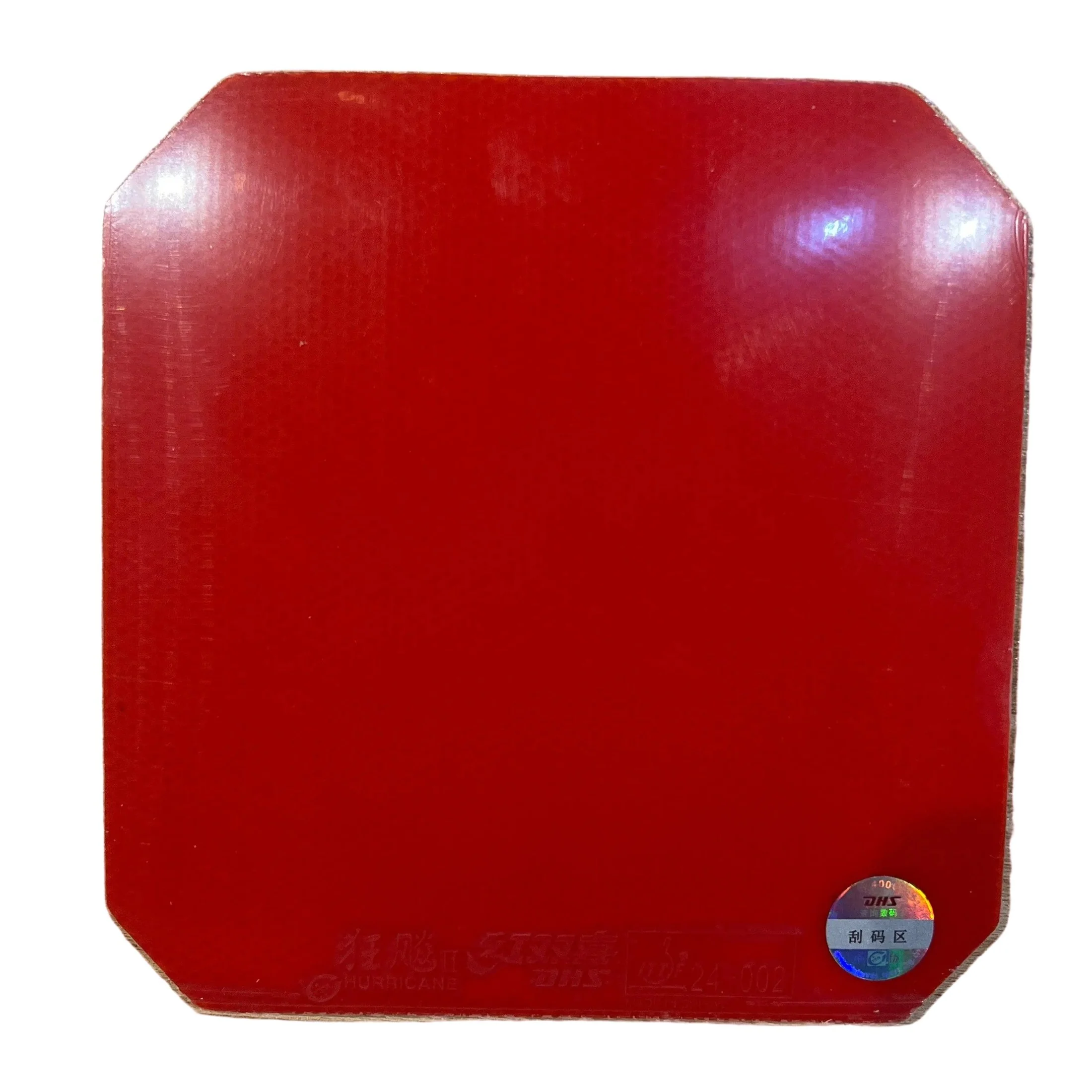 DHS Hurricane2 Pips - In Rubber With Sponge Table Tennis Rubber - BLACK H39 T2.15 / RED H40 - Image 5