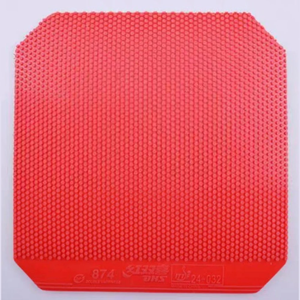 DHS 874 Table Tennis & Ping Pong Rubber piper out Medium Short pips rubber - RED - Image 5