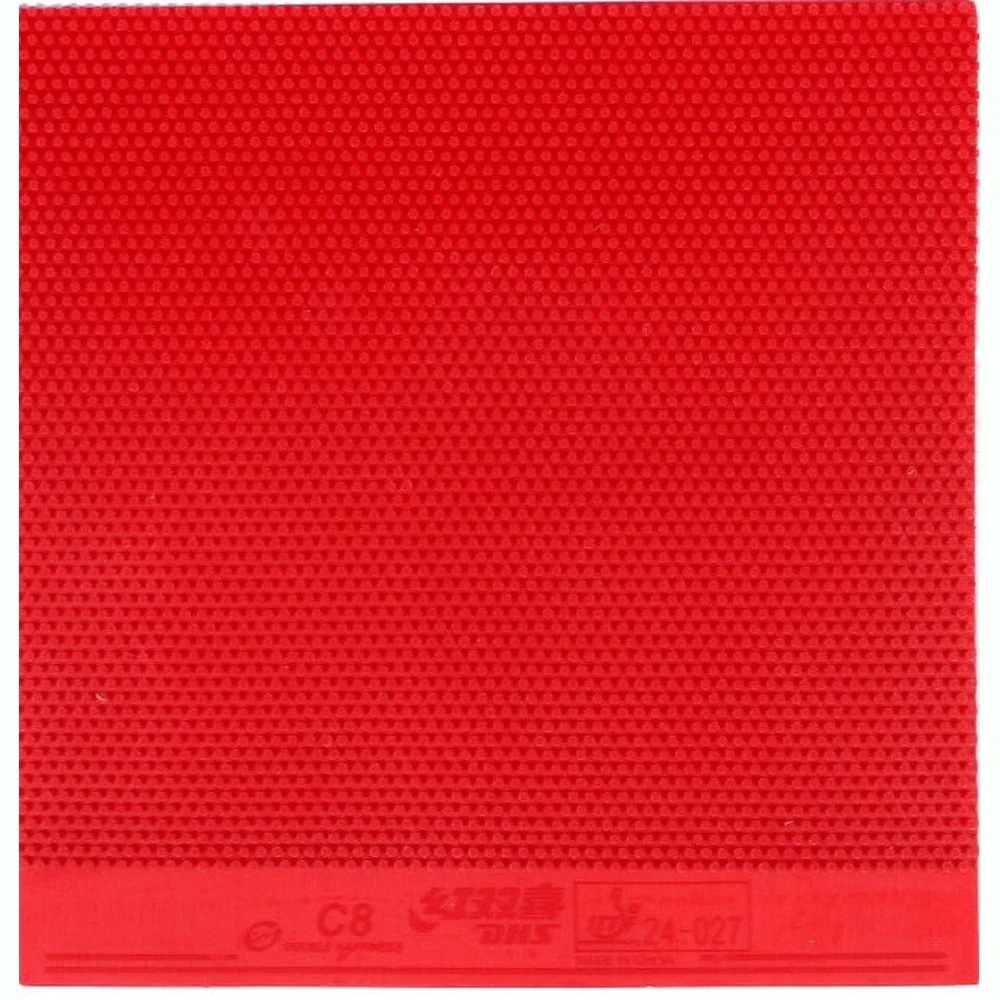 DHS C8 Table Tennis Rubber Long Pimples with Sponge - RED - Image 3