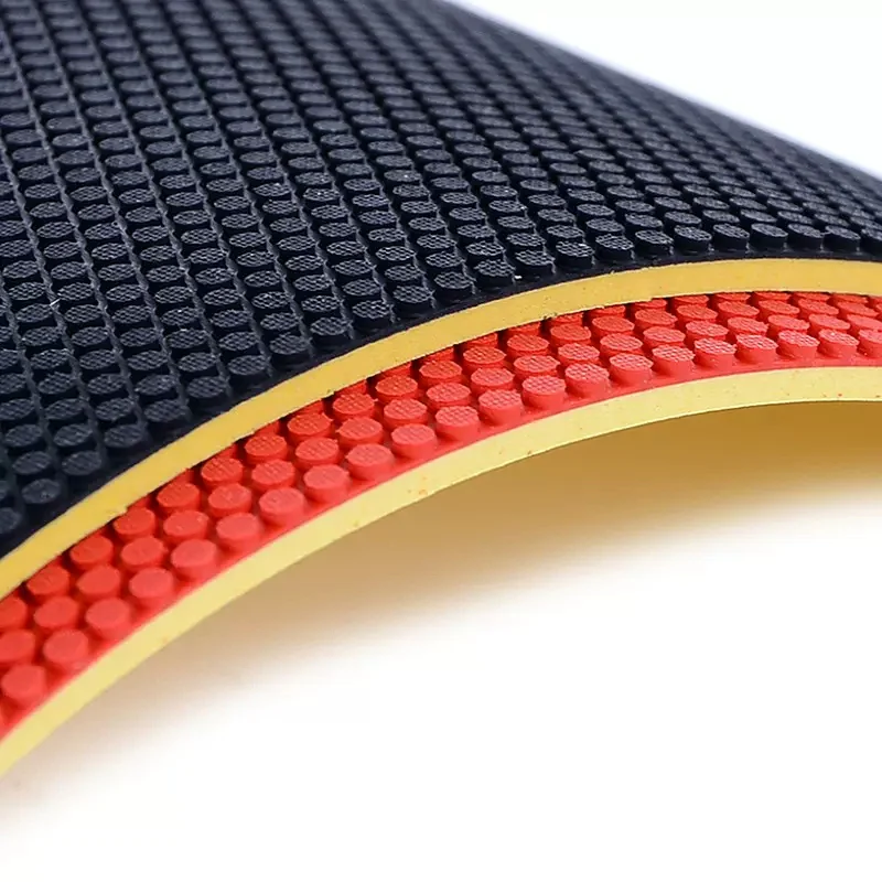 DHS Dragonow Positive Rubber Set Fast Attack Type Table Tennis Rubber Short pips rubber - Black - Image 2