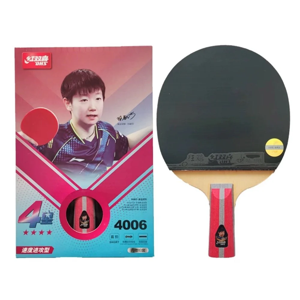 DHS 4 Star Table Tennis Bat Racket(Hurricane 3 + G888 Rubber) - Image 9