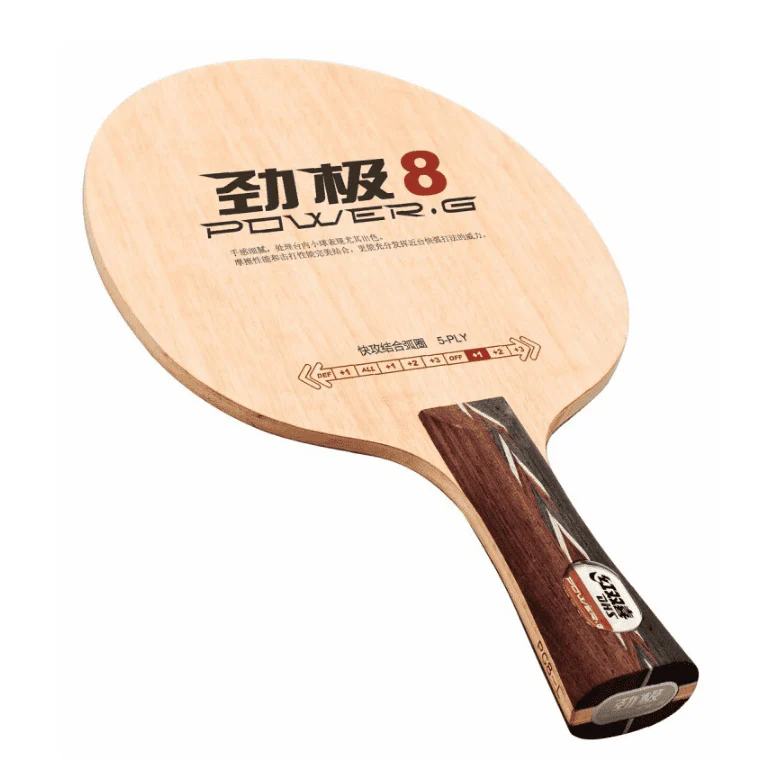 DHS Jinji Pure Wood Table Tennis Blade Ebony - Image 2