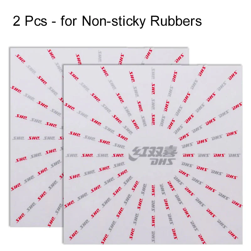 DHS Sticky Table Tennis Rubber Protective Film - BLUE - Image 2