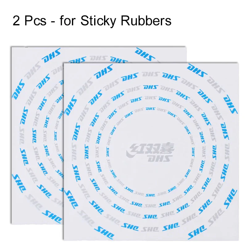 DHS Sticky Table Tennis Rubber Protective Film - BLUE - Image 3