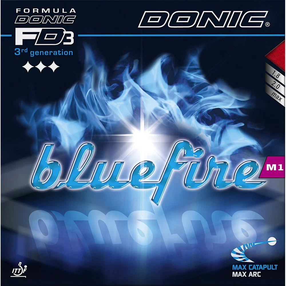 Donic Bluefire M1 M2 M3 Table Tennis Rubber - Red - Image 4