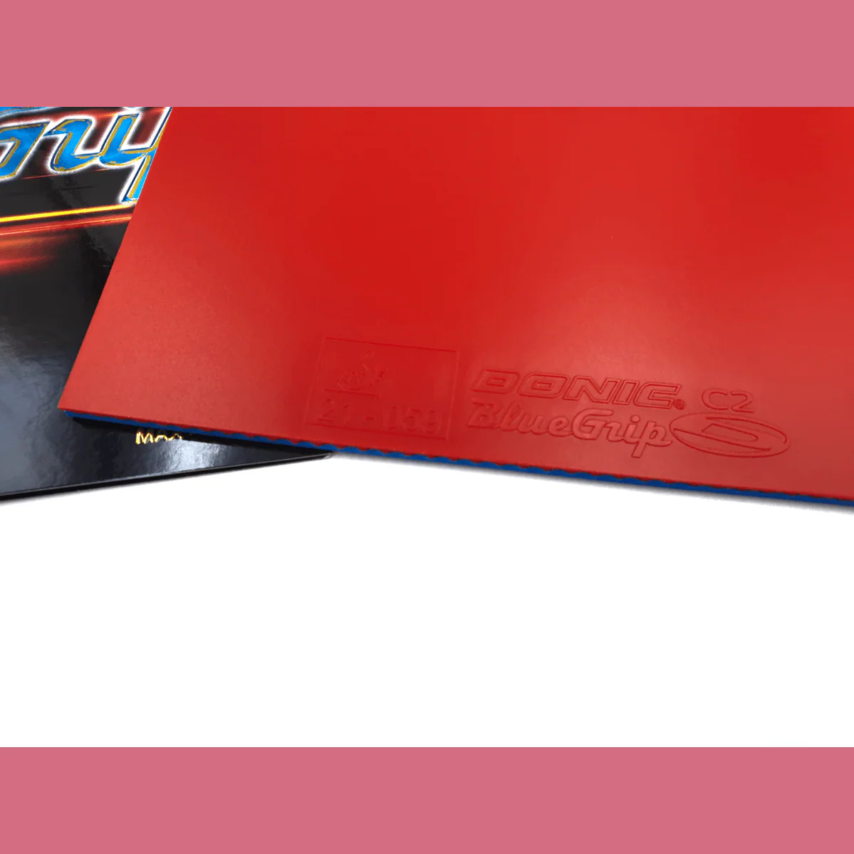 DONIC BLUEGRIP C1 C2 Table Tennis Rubber - Red - Image 3