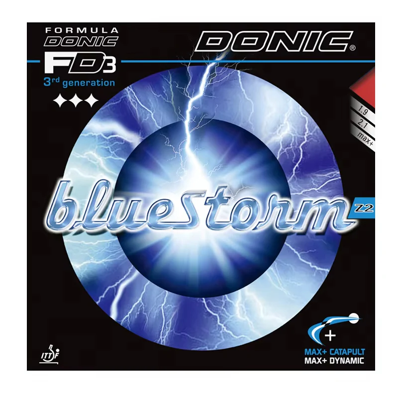 DONIC BLUESTORM Z1/ Z2/ Z3 Table Tennis Rubber Tensor - Red