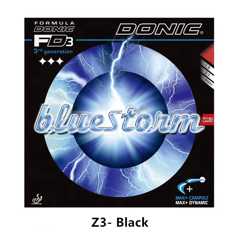 DONIC BLUESTORM Z1/ Z2/ Z3 Table Tennis Rubber Tensor - Red - Image 12