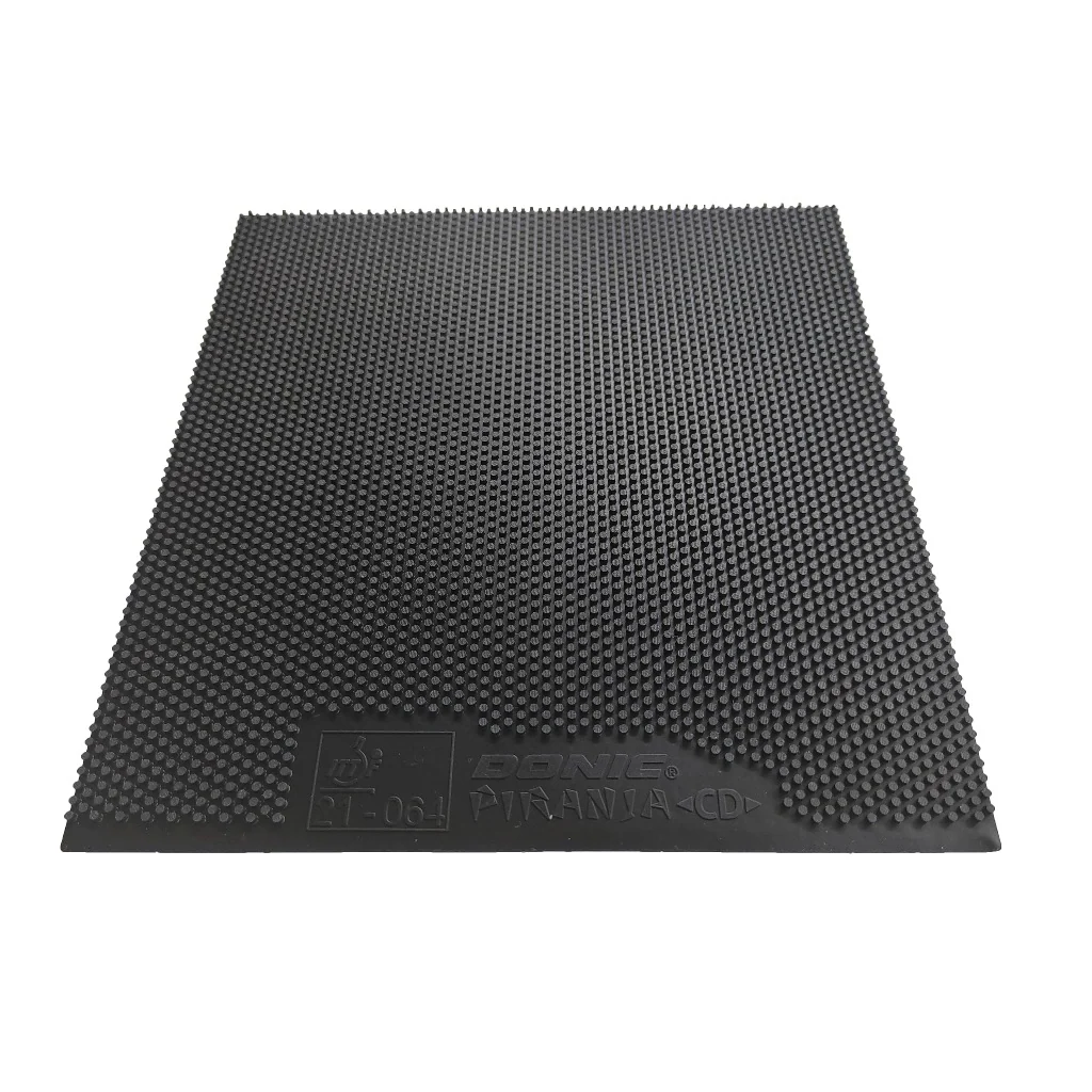 DONIC Piranja CD Table Tennis Rubber Long Pimples - Black - Image 3