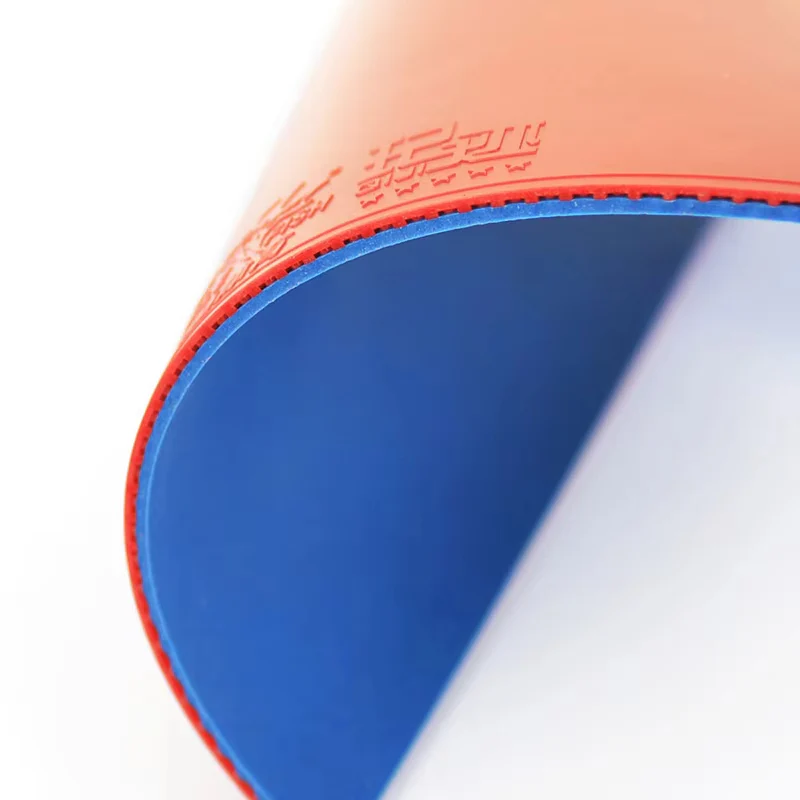 Double Fish Qiji High Bounce Elastic Table Tennis Rubber - Black - Image 5