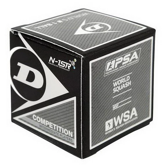 DUNLOP Competition Squash Ball White Dot Squash Ball
