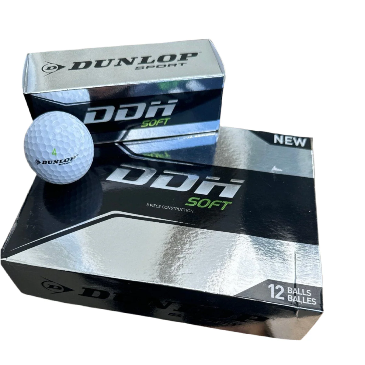 DUNLOP DDH SOFT Golf Balls 3 Layers （3 PCS PER BOX）