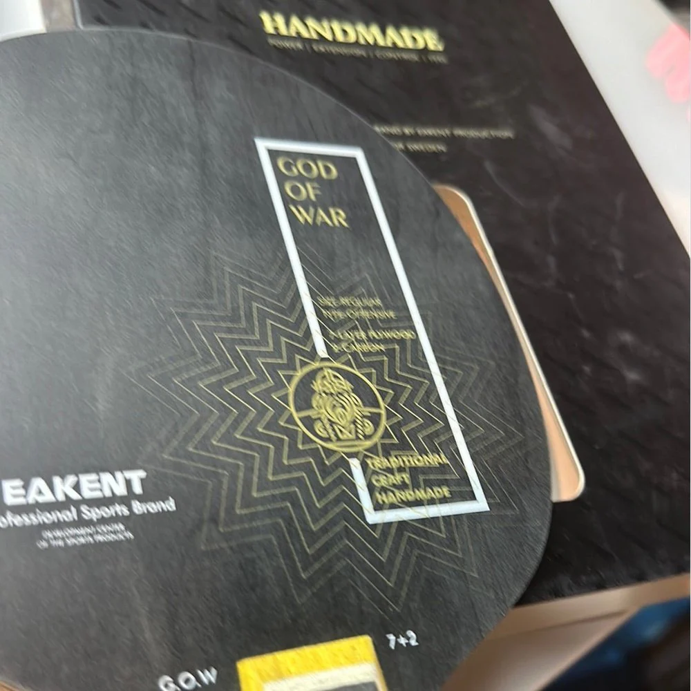 EAKENT 7 wood + 2 Carbon Table Tennis Blade - Image 4