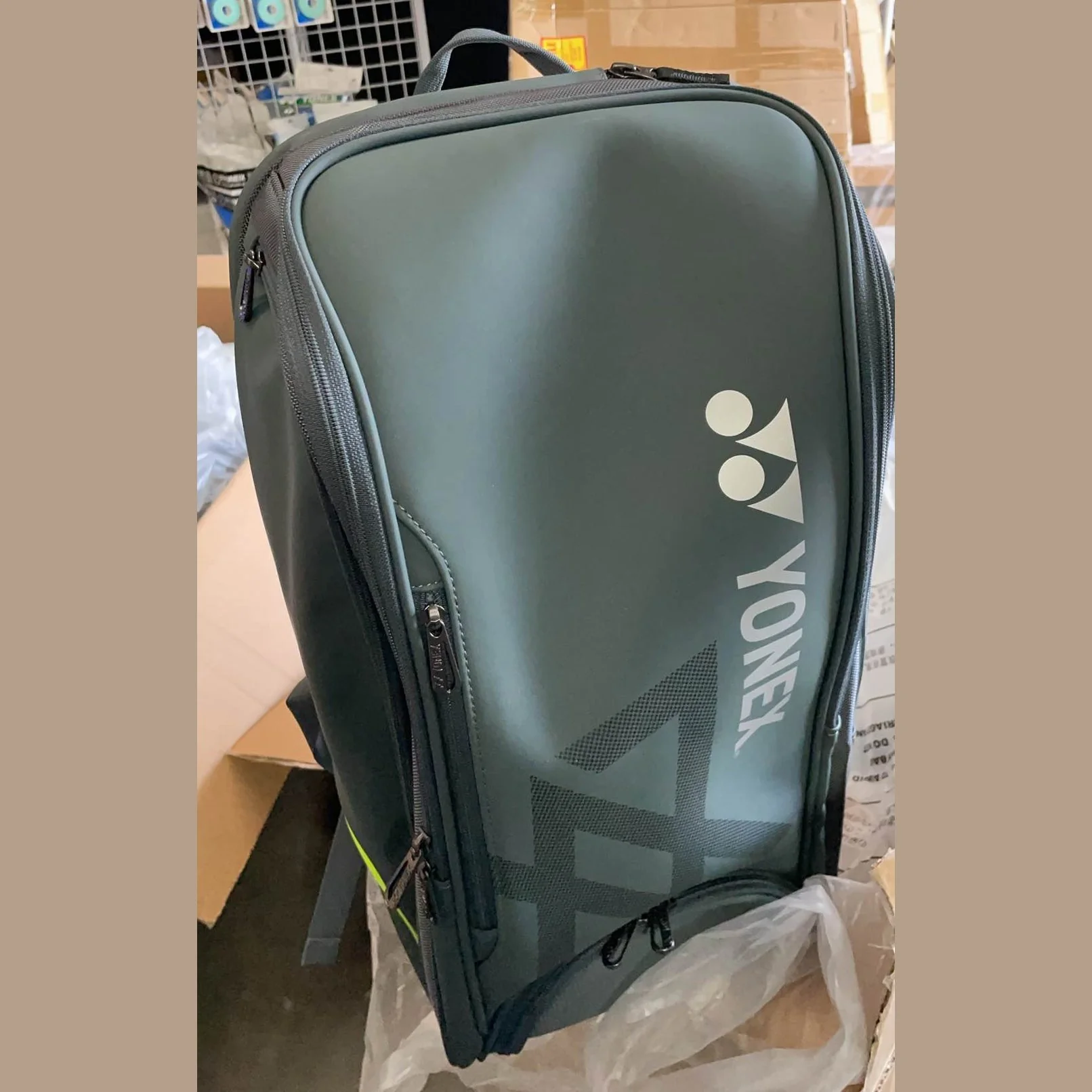 YONEX Expert Badminton/ Tennis Backpack VA Collection BA02512VEX Steel Gray Badminton Bag - Image 2