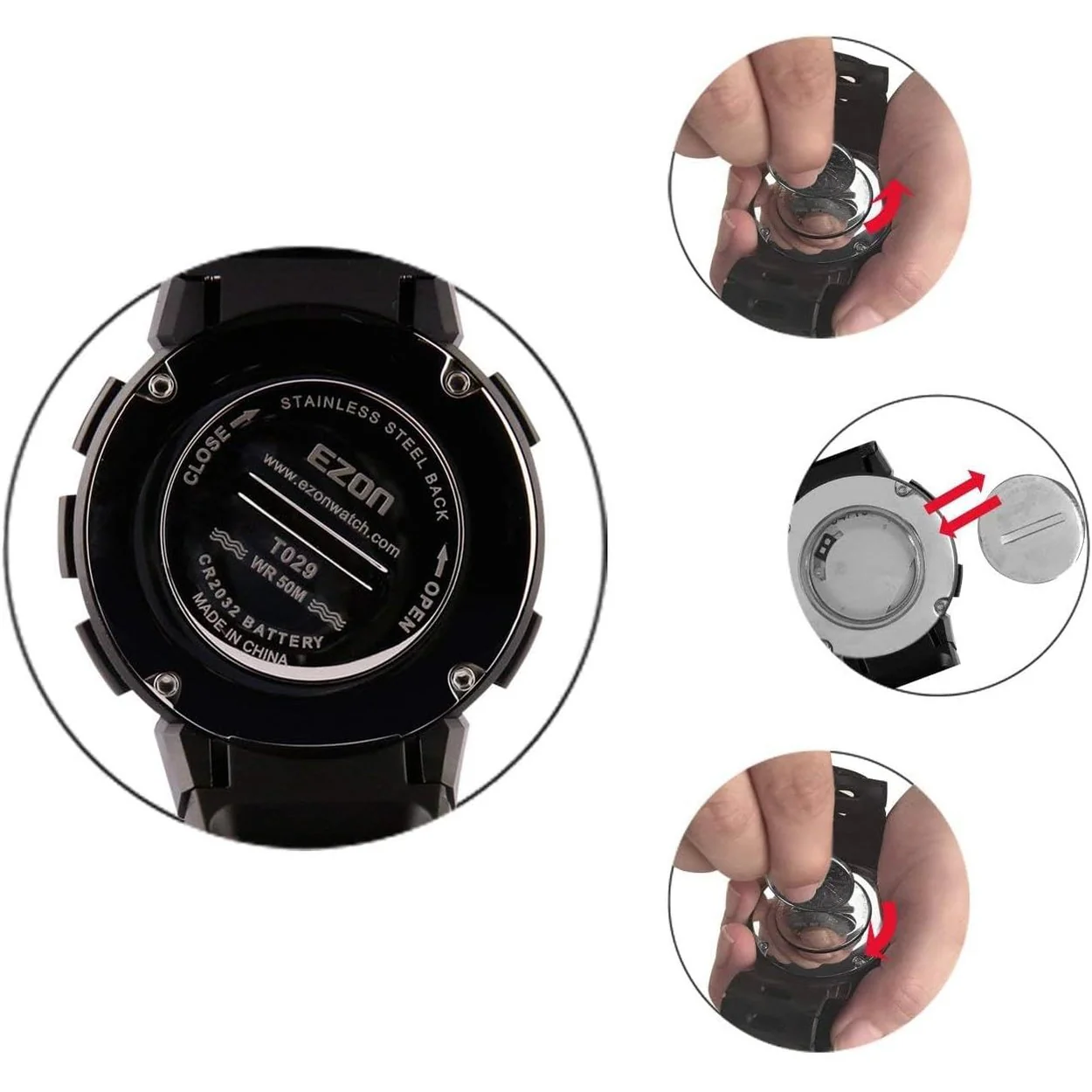 EZON Digital Watch Fitness Watch – Waterproof,Pedometer&Step Counter ,T029 - Image 4
