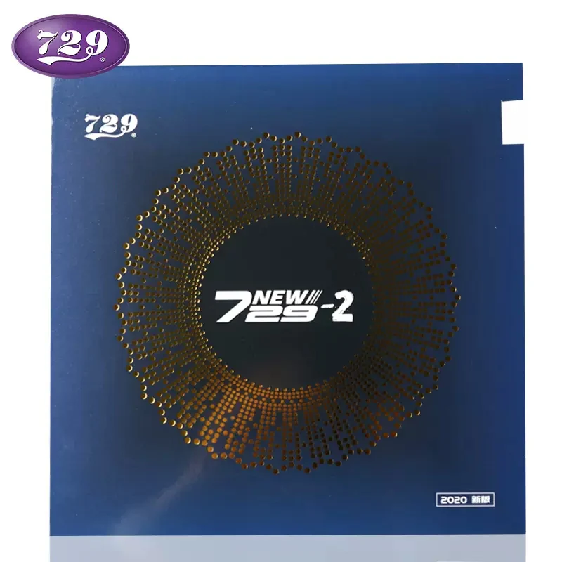 729 Friendship NEW 729-2/NEW 729-2 Ping Pong Rubbers Table Tennis Rubbers - Black