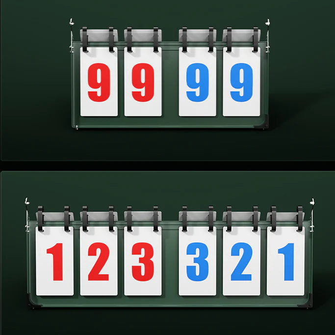Game Scoreboard Turned Basketball Billiards Football Badminton ball Scoreboard - Image 6