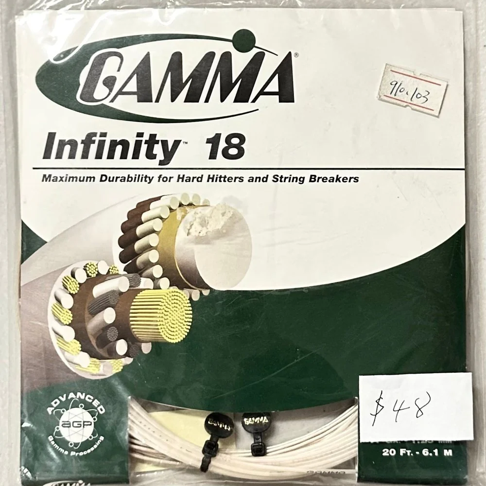 Gamma Infinity 17G/18G Tennis String Natural - Image 4