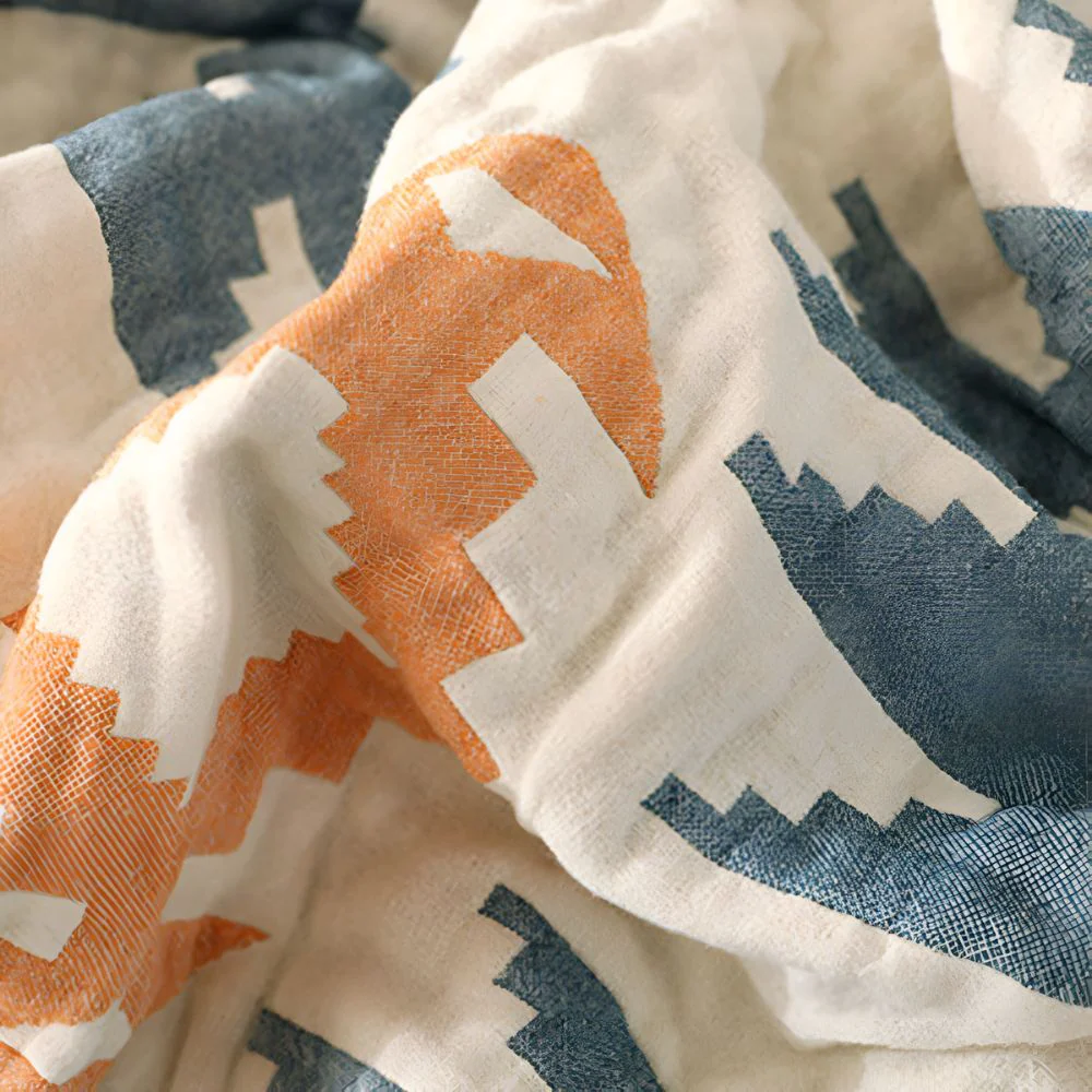 Gauze Cotton Towel Blanket – 100% Cotton, Soft, Lightweight, Summer Throw & Air-Conditioning Blanket - Image 2