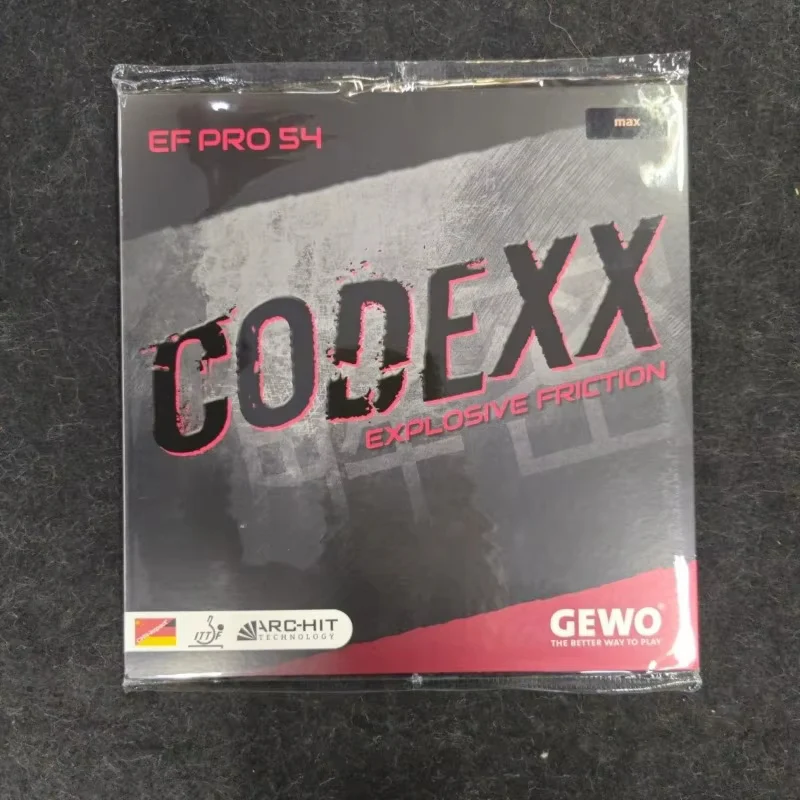 GEWO Decryption Kit 54 Super Decryption Table Tennis Rubber - Red - Image 5
