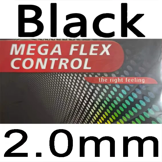 GEWO Mega Flex Control Table Tennis Rubber - Black - Image 7