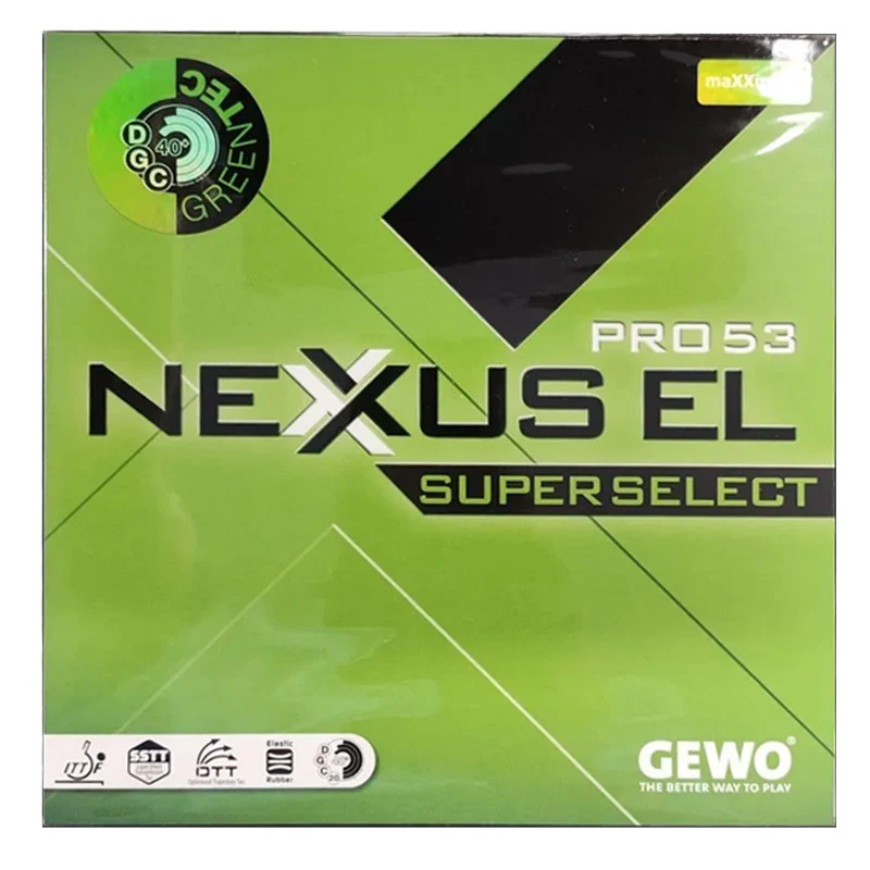 GEWO NEXXUS EL PRO 45 48 53 Table Tennis Rubber - Green - Image 3