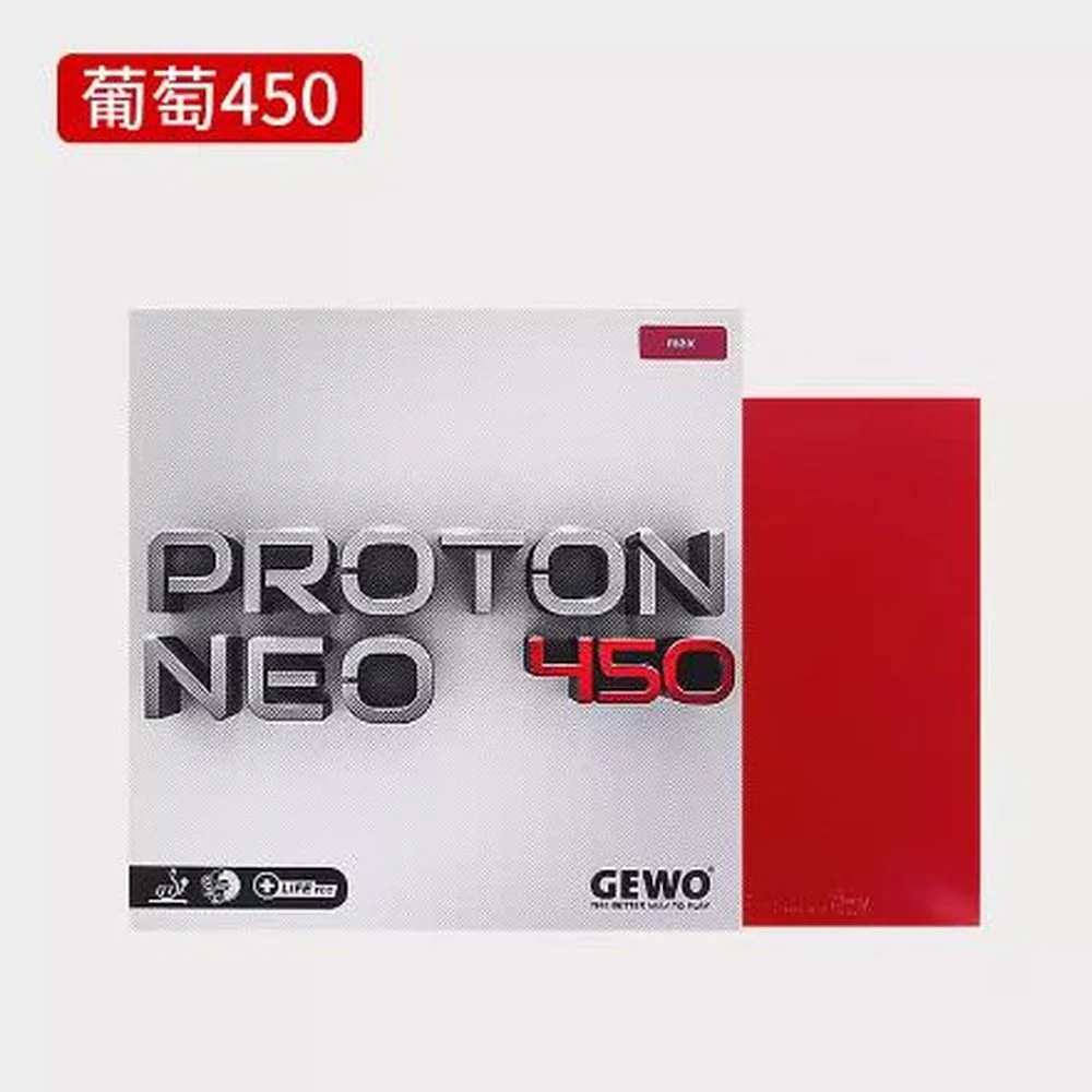GEWO Pronton NEO Table Tennis Rubber 450/475 - red - Image 6