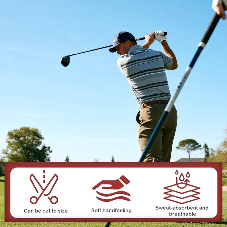 SPPHONEIX Golf Replacement grip Tape PreCut Double Sided Golf Club Grip Tape 26.2 x 5 cm 15 Pieces,30 Pieces - Image 6