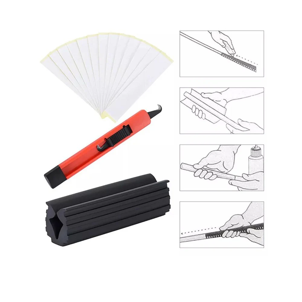 SPPHONEIX Golf Repair Grip Kit Clamp Mini Bench Vice Tool Tape Solvent 120ml - Image 16