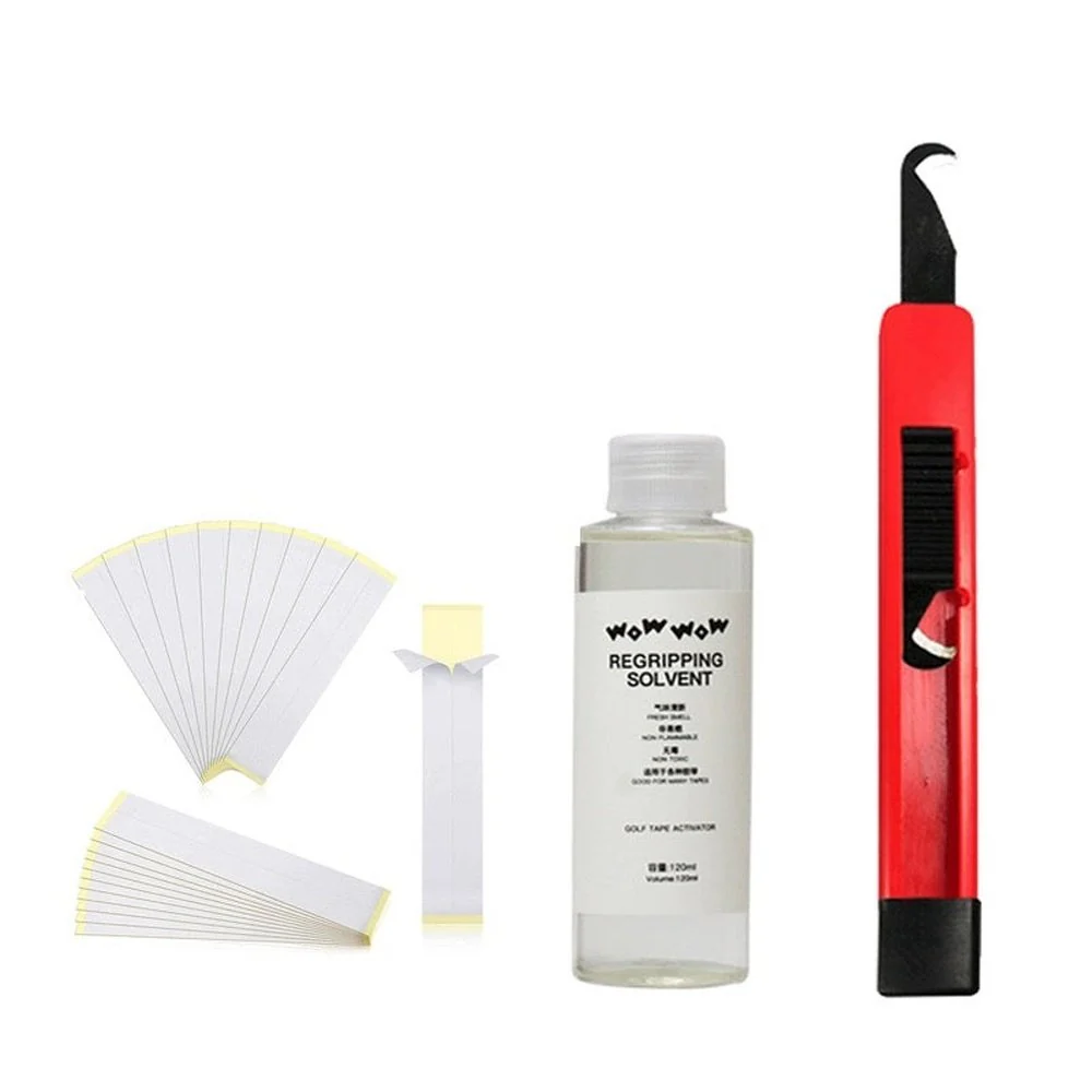 SPPHONEIX Golf Repair Grip Kit Clamp Mini Bench Vice Tool Tape Solvent 120ml - Image 25