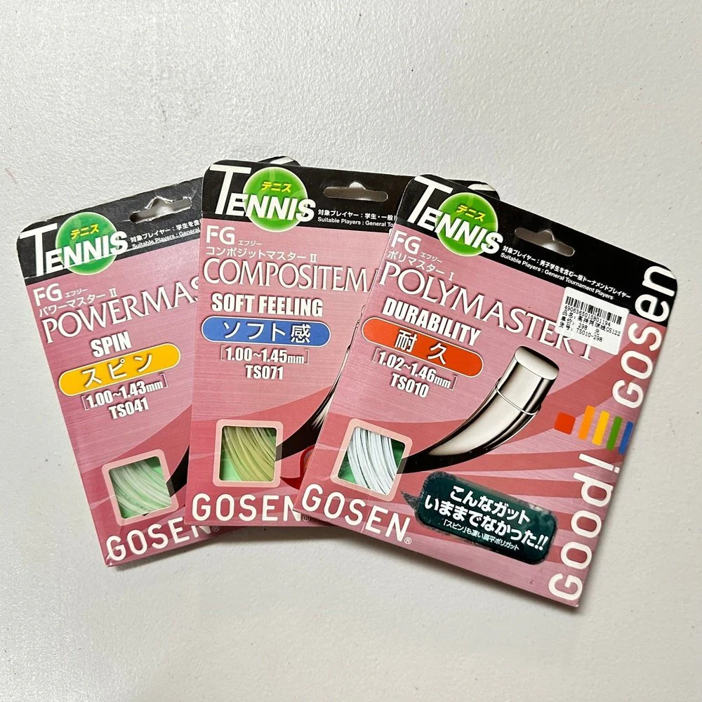 Gosen Tennis String Compositemaster I,Powermaster II,Polymaster I