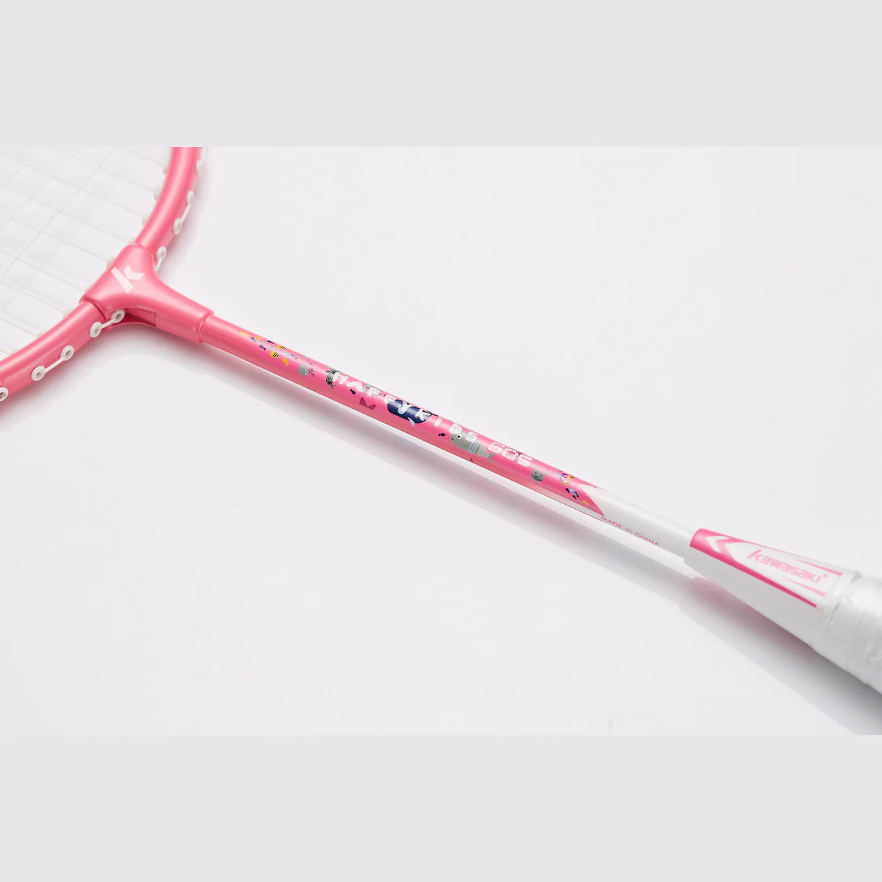 Kawasaki Happy Kids Badminton Racket Set Model 605. pink/yellow - Image 15