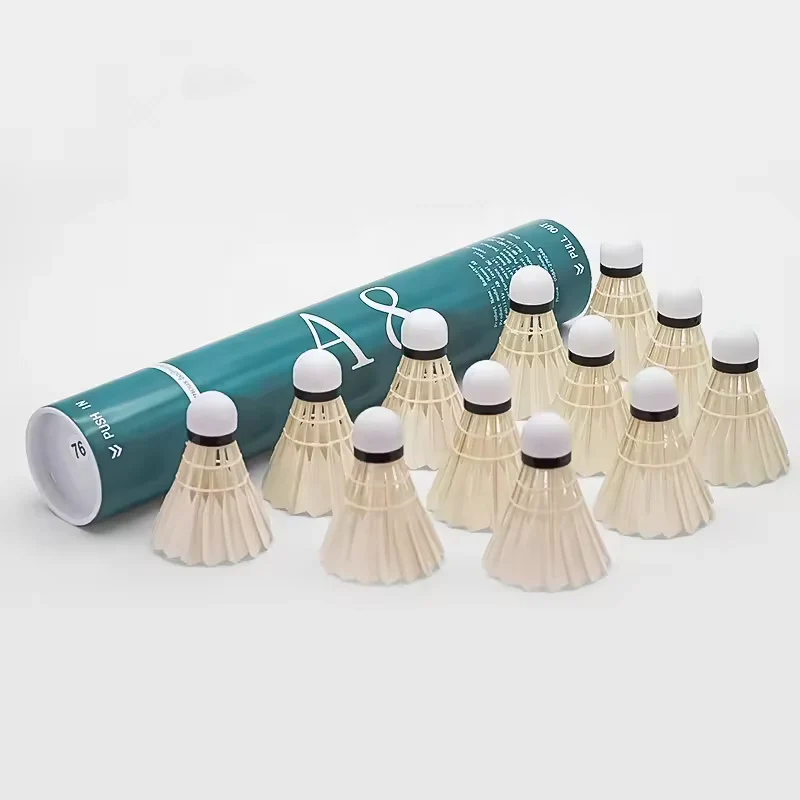 HUAMEI 12 PCS A8 Goose Feather Badminton Shuttlecock - Image 2