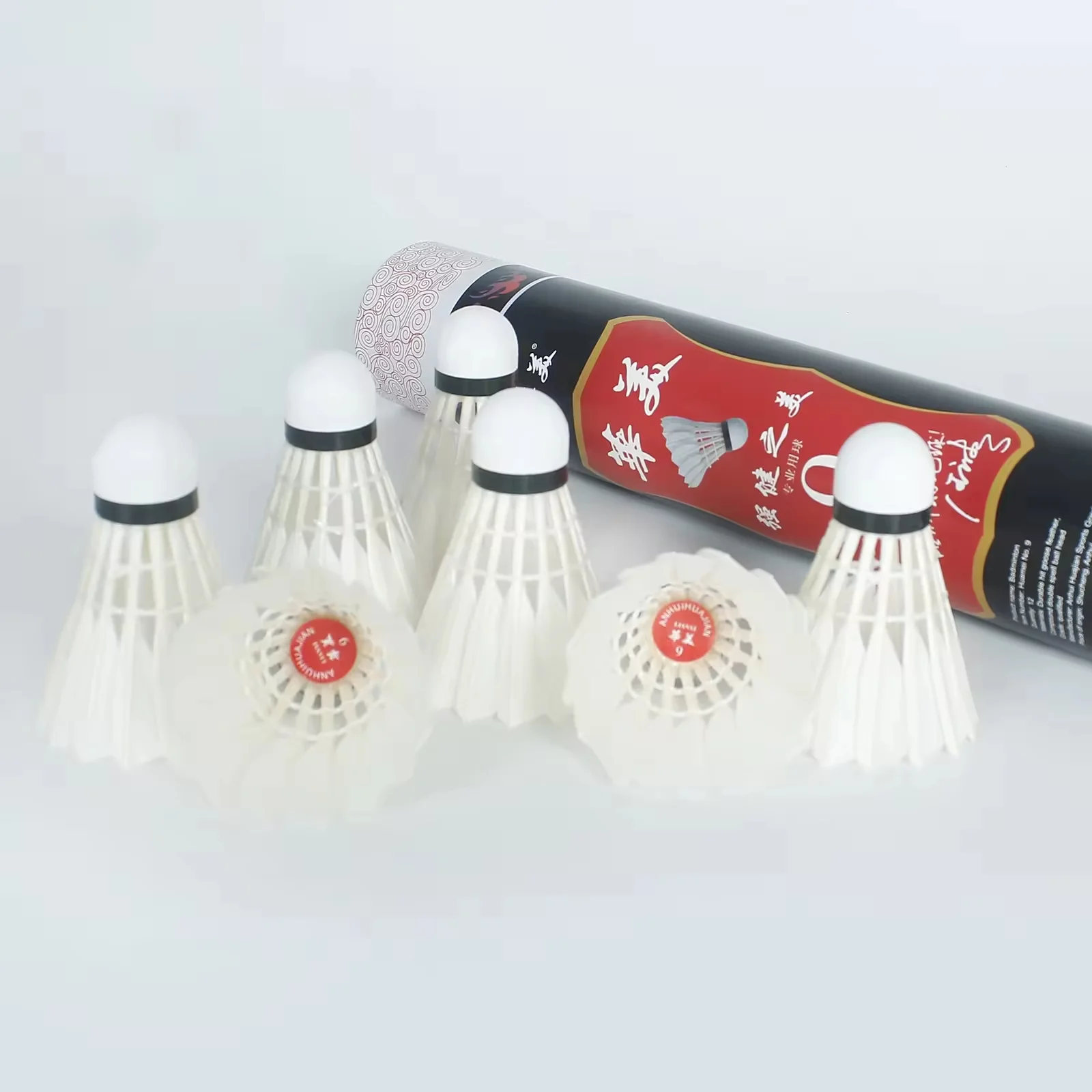 HUAMEI 12 PCS No.9 High Quality Goose Feather Badminton Shuttlecock - Image 2