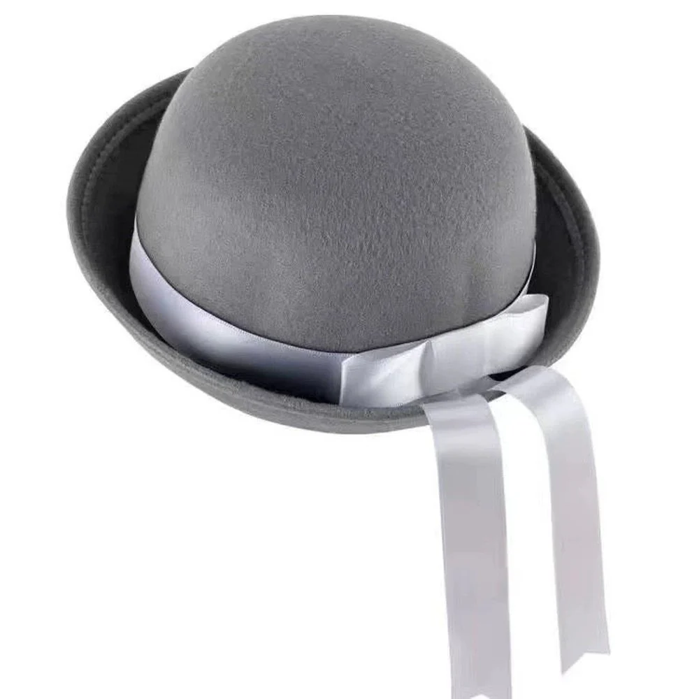 SPPHONEIX JK Cap Watch Horse racing And Various Competitions And Celebrations Elegant Ribbon Bucket Cap Parent Child Bowler Hat Wild For Street - Image 4