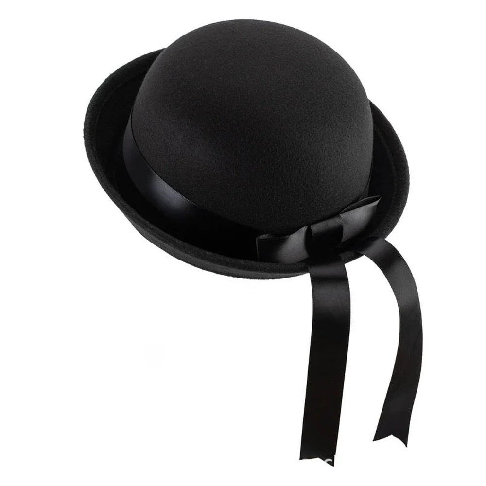SPPHONEIX JK Cap Watch Horse racing And Various Competitions And Celebrations Elegant Ribbon Bucket Cap Parent Child Bowler Hat Wild For Street - Image 7